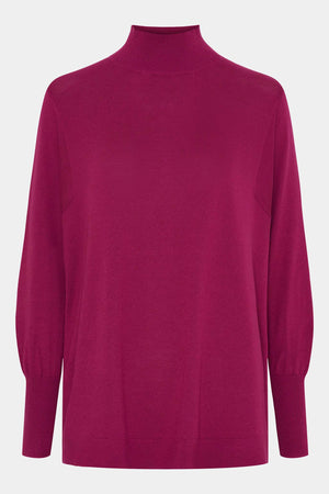 I SAY Katinka Knit Pullover Knitwear 536 Cerise