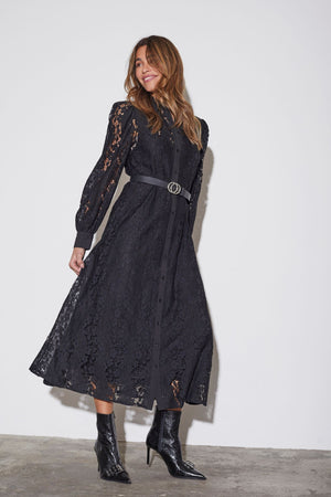 I SAY Kimie Lace Dress Dresses 900 Black
