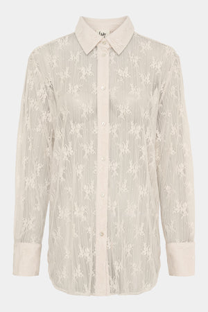I SAY Laika Lace Shirt Shirts 112 Sand