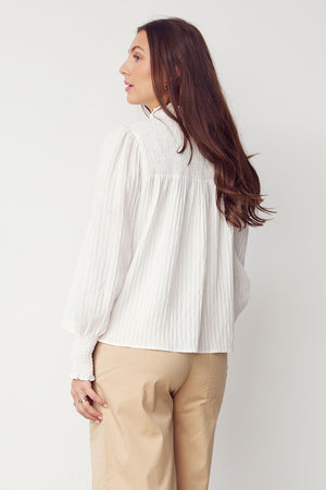 I SAY Lea Blouse Blouses 101 Broken White