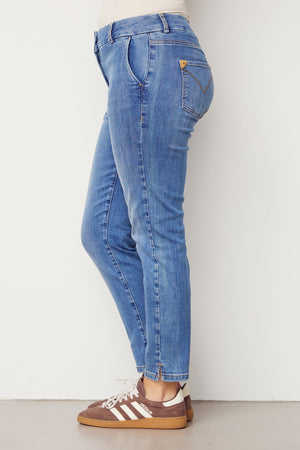 I SAY Lecco Classic Jeans Pants 620 Basic Blue Denim