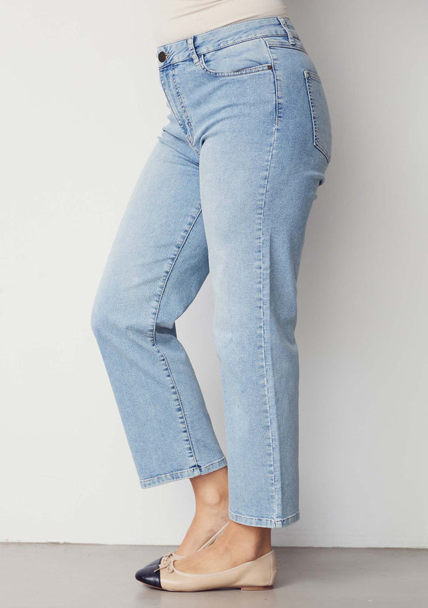 I SAY Lido Straight Jeans Pants 674 Light Denim