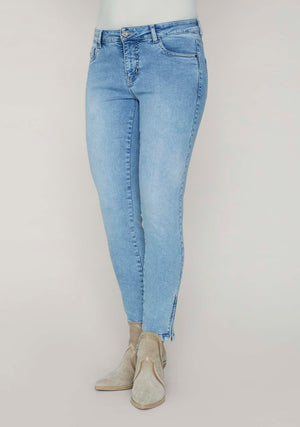 I SAY Lido Zip Jeans Pants 674 Light Denim