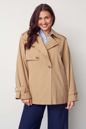 I SAY Lili Trenchcoat Outerwear 102 Camel