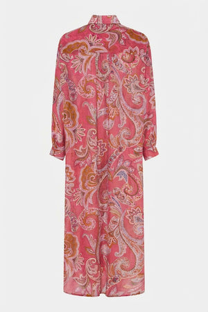 I SAY Lotta Shirt Dress Dresses N14 Rose Paisley