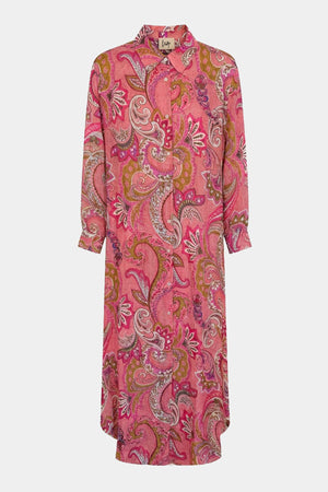 I SAY Lotta Shirt Dress Dresses N14 Rose Paisley