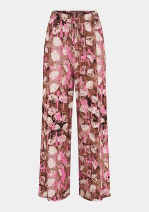 I SAY Louis Jersey Pant Pants M68 Luxury Camel w/Pink