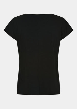 I SAY Louis V-Neck T-Shirt T-Shirts 900 Black