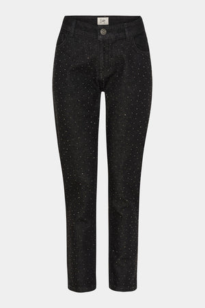 I SAY Lucca Shine Jeans Pants 917 Black Wash
