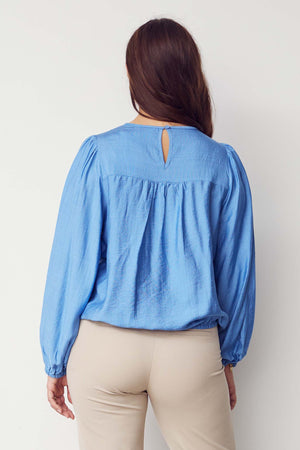 I SAY Lykke Lace Blouse Blouses 604 Blue