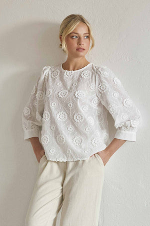 I SAY Maggi Blouse Blouses 100 White