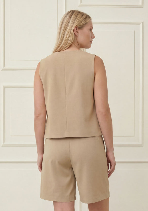 I SAY Majse Waistcoat Vest 149 Classic Camel