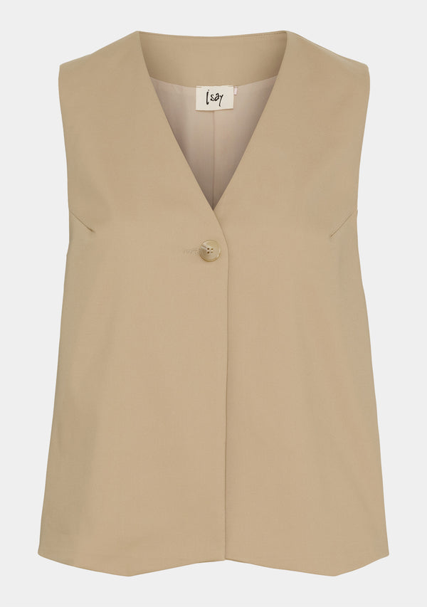 I SAY Majse Waistcoat Vest 149 Classic Camel