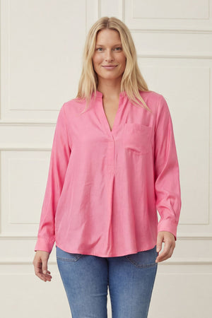 I SAY Marie Long Blouse Blouses 550 Fresh Pink