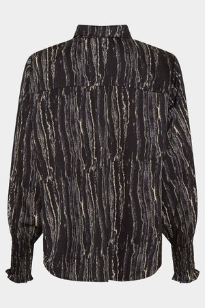 I SAY Melba Printed Blouse Blouses L47 Flowing Stripe