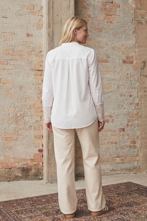 I SAY Merle Lace Blouse Blouses 100 White