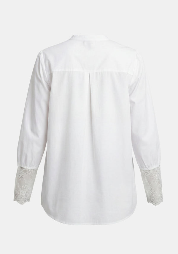 I SAY Merle Lace Blouse Blouses 100 White