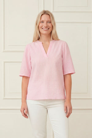 I SAY Mila s/s Blouse Blouses N29 Pinky Stripe