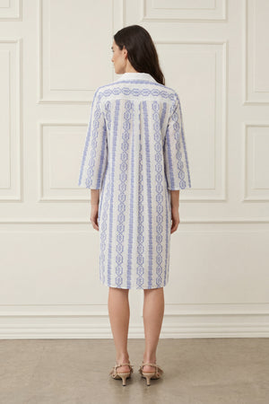 I SAY Mina Dress Dresses N33 Blue Flower Vine
