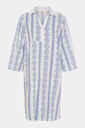 I SAY Mina Dress Dresses N33 Blue Flower Vine