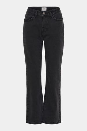 I SAY Monza Straight Jeans Pants K67 Black Denim Wash