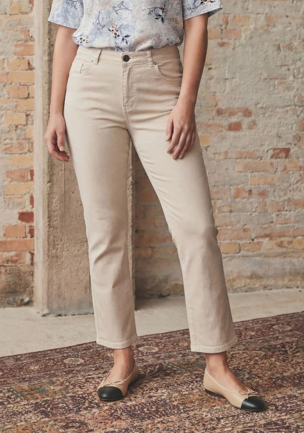 I SAY Monza Twill Pant Pants 117 Dark Sand