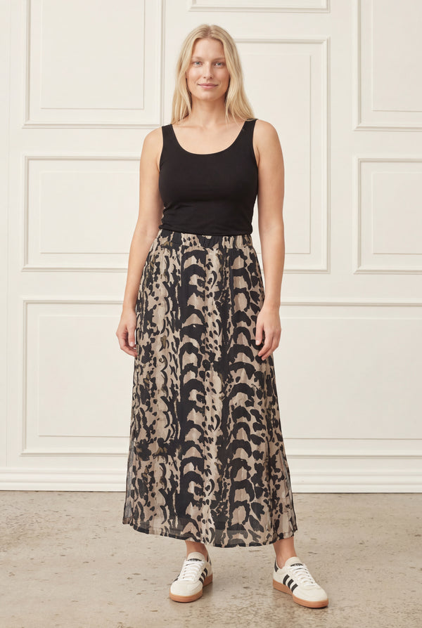 I SAY Nini Skirt Skirts N41 Earth & Black