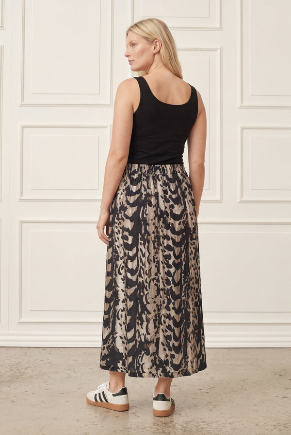I SAY Nini Skirt Skirts N41 Earth & Black