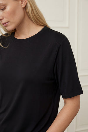 I SAY Nugga Basic O-Neck T-Shirt Basics 900 Black