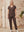 I SAY Nugga V-Neck T-Shirt Basics 356 Dark brown