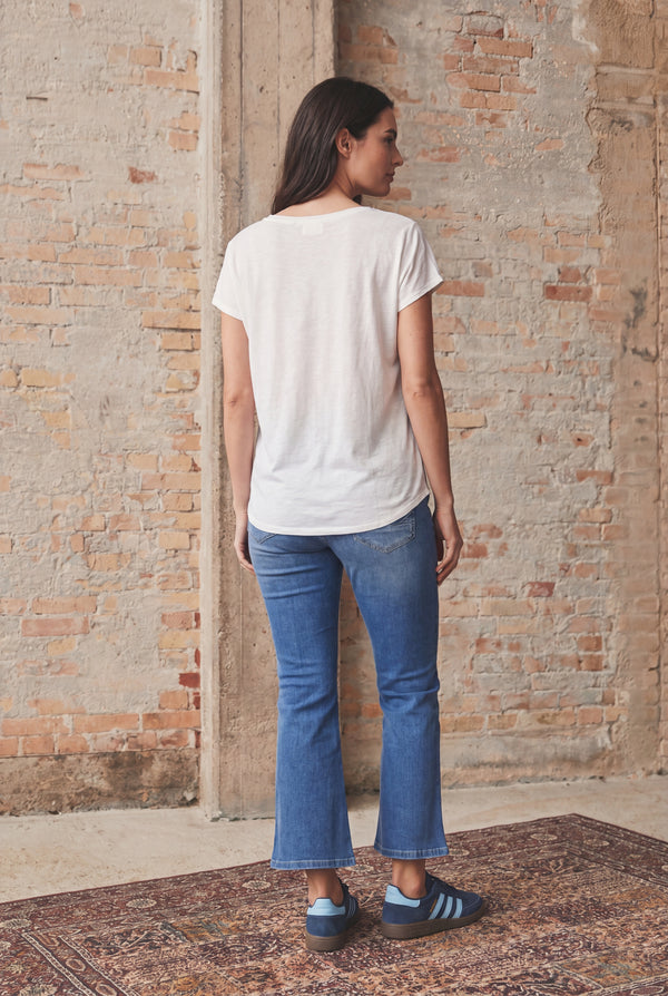 I SAY Nugga Viscose T-Shirt Basics 101 Broken White