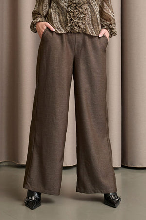 I SAY Osa Classic Pant Pants 126 Brown Melange