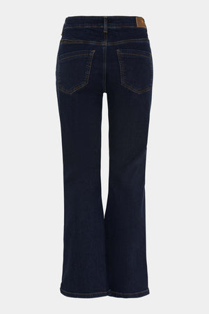 I SAY Parma Flare Jeans Pants 654 Blue Denim