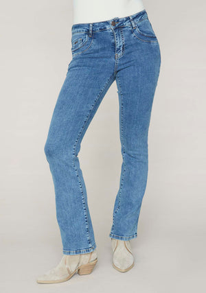 I SAY Parma Long Basic Jeans Pants K27 Denim Basic Wash