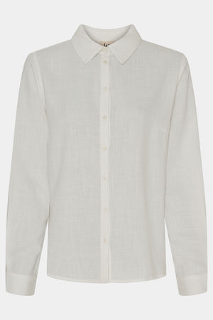 I SAY Pearl Basic Shirt Shirts 101 Broken White