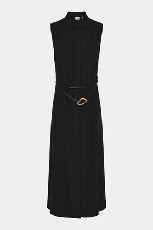 I SAY Pearl Belt Dress Dresses 900 Black