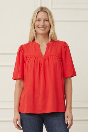 I SAY Pearl Blouse Blouses 431 Raspberry