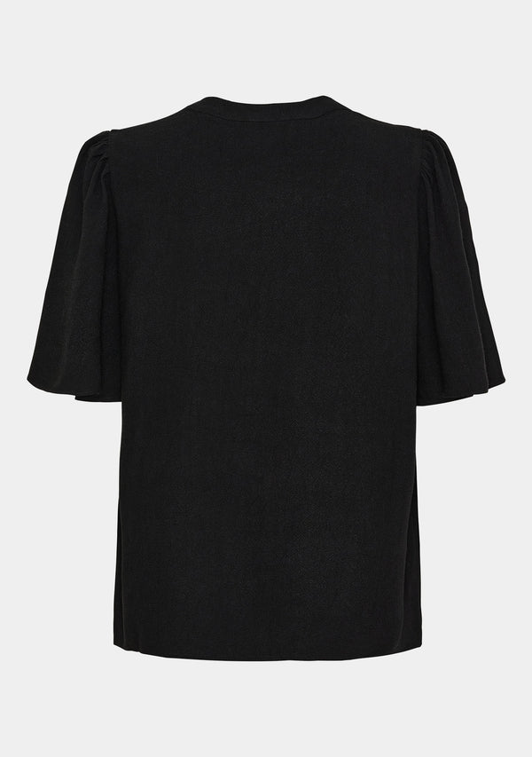 I SAY Pearl Blouse Blouses 900 Black