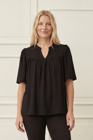 I SAY Pearl Blouse Blouses 900 Black