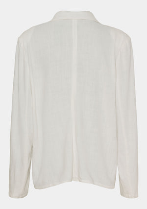 I SAY Pearl Classic Blazer Jackets 101 Broken White