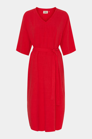 I SAY Pearl Straight Dress Dresses 451 Crispy Red