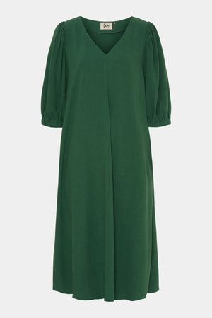 I SAY Pearl V-Neck Dress Dresses 883 Summer Green