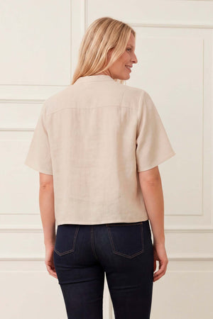 I SAY Pearl s/s Blouse Blouses 112 Sand