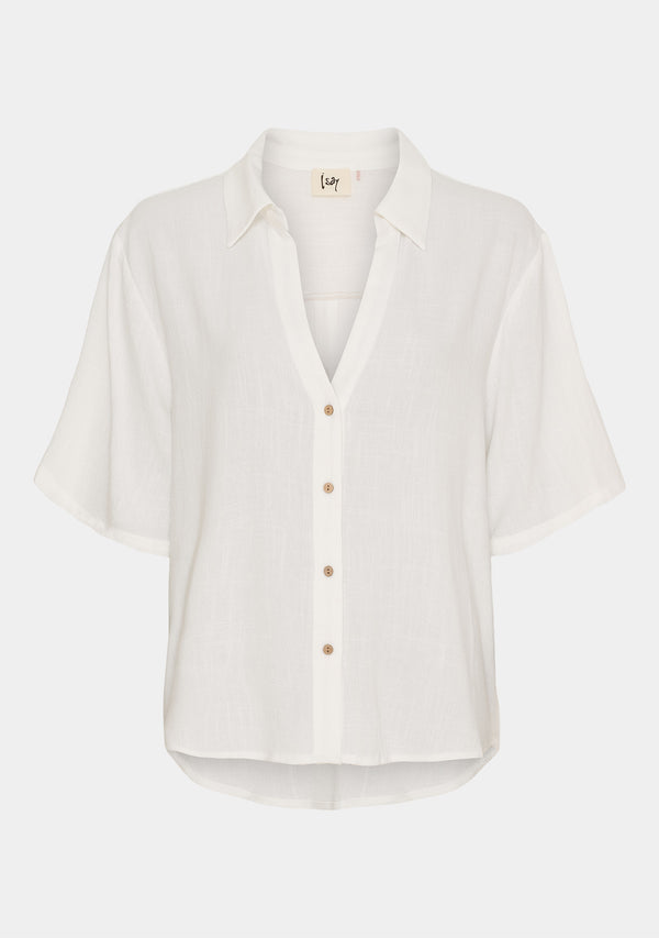I SAY Pearl s/s Shirt Shirts 101 Broken White