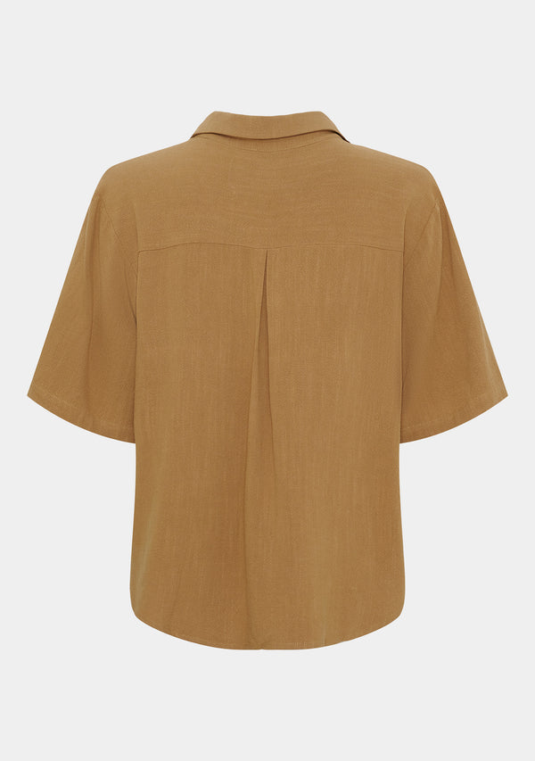 I SAY Pearl s/s Shirt Shirts 321 Luxury Camel