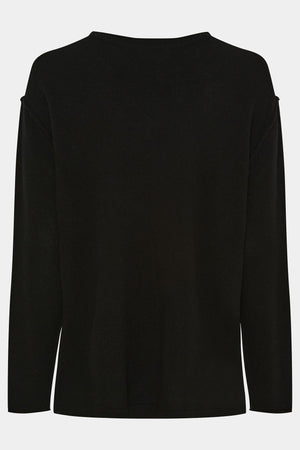 I SAY Robin V-Neck Pullover  Knitwear 900 Black