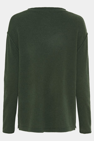 I SAY Robin V-Neck Pullover  Knitwear 918 Army