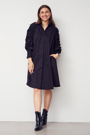 I SAY Sigga Deco Dress Dresses 900 Black