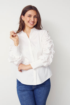 I SAY Sigga Deco Shirt Shirts 100 White