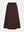 I SAY Sigga Long Skirt Skirts 356 Dark brown
